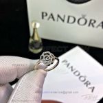 Perfect Fake Pandora 925 Silver Skeleton Flower Ring